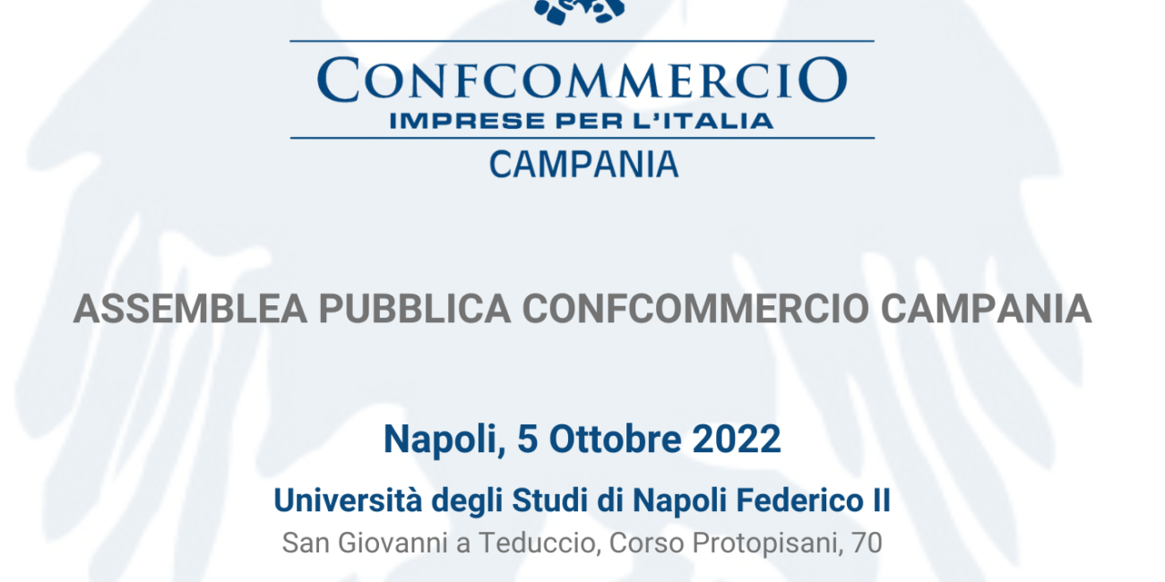 ASSEMBLEA PUBBLICA CONFCOMMERCIO CAMPANIA