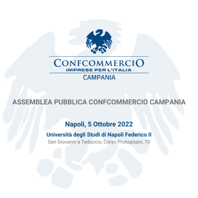 ASSEMBLEA PUBBLICA CONFCOMMERCIO CAMPANIA